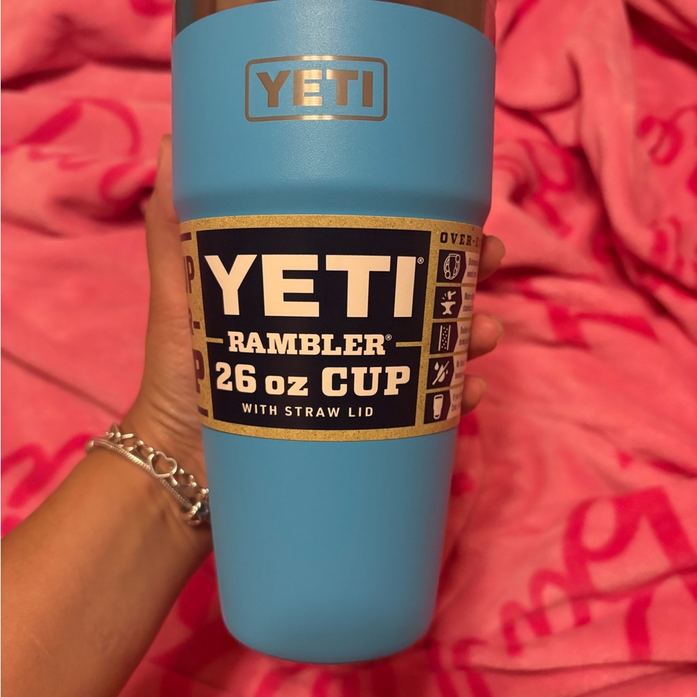 YETI Rambler 26 oz Straw Cup - Reef Blue